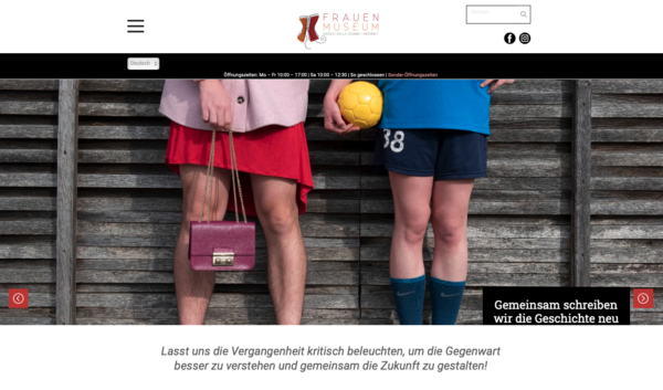 Redesign Frauenmuseum Meran